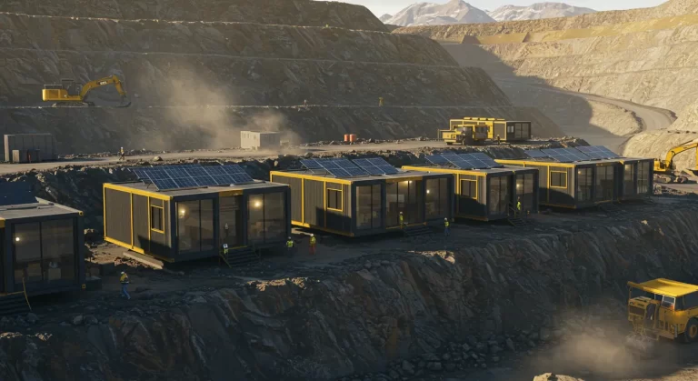 gold mining camp accommodation prefab