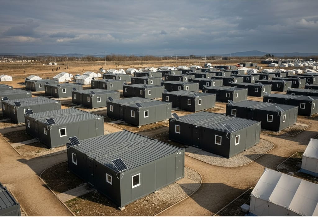 prefab modular Emergency Accommodation Unit