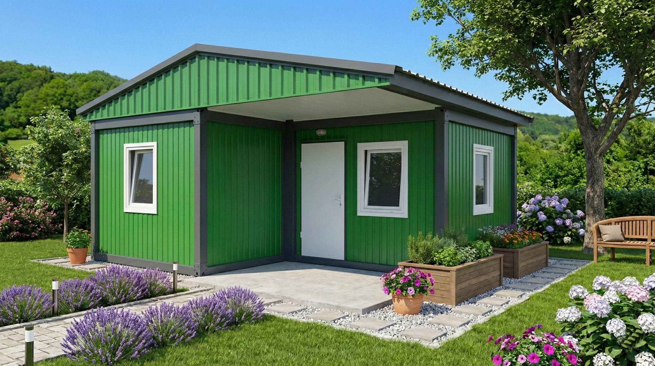 42m2 container home