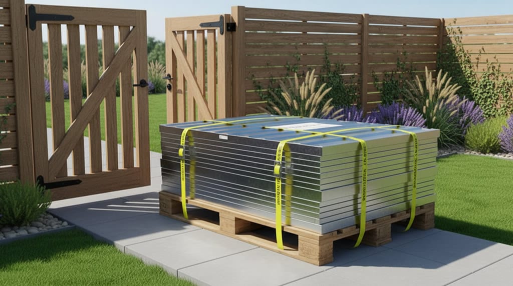 garden storage sheds transportation